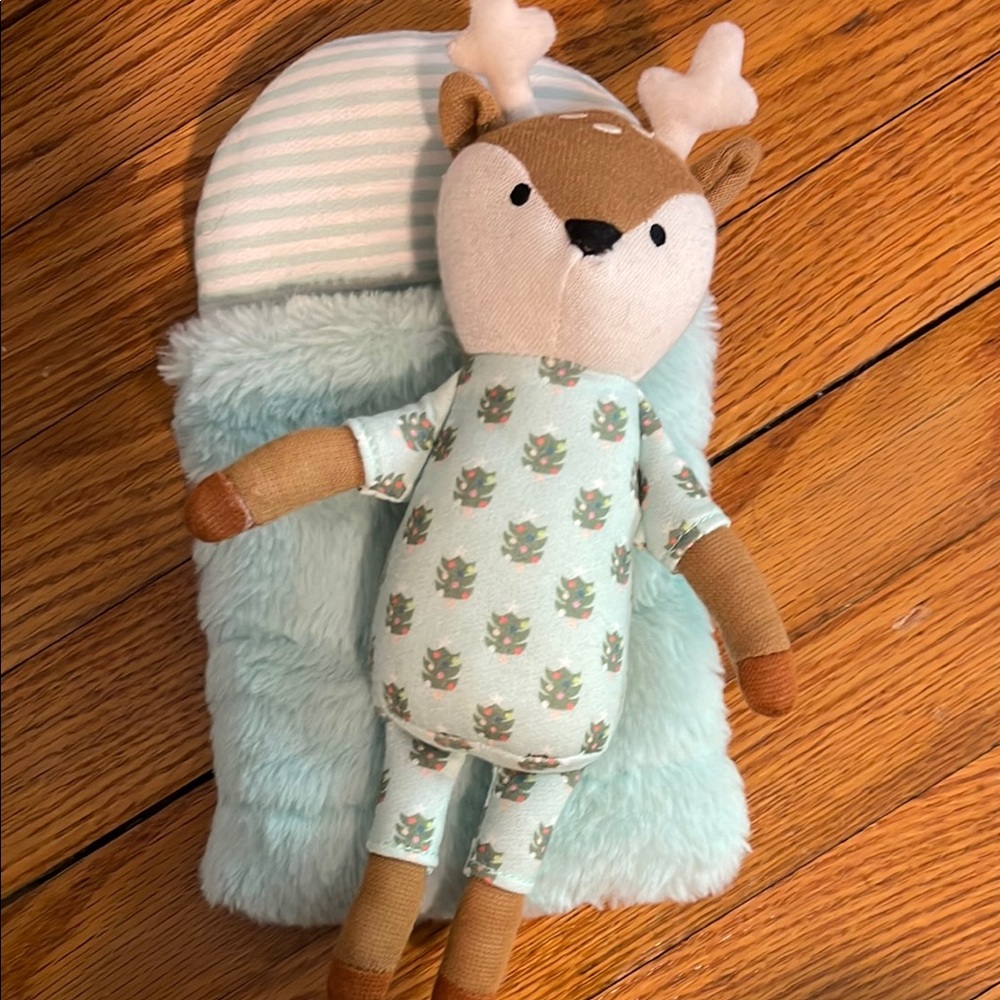Adorable Deer Plush Toy with Sleeping Bag